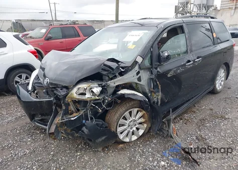 2011 Toyota Sienna Limited from USA, damaged, VIN 5TDDK3DC5BS010654
